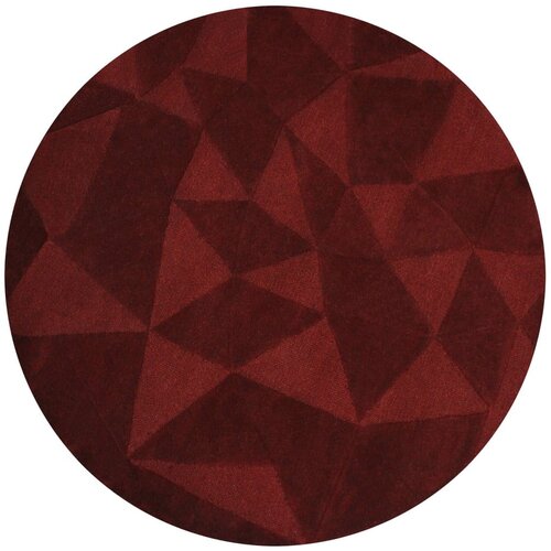 Flair Rugs Bordo ručno rađen vunen okrugao tepih ø 160 cm Shard Red – Cijene