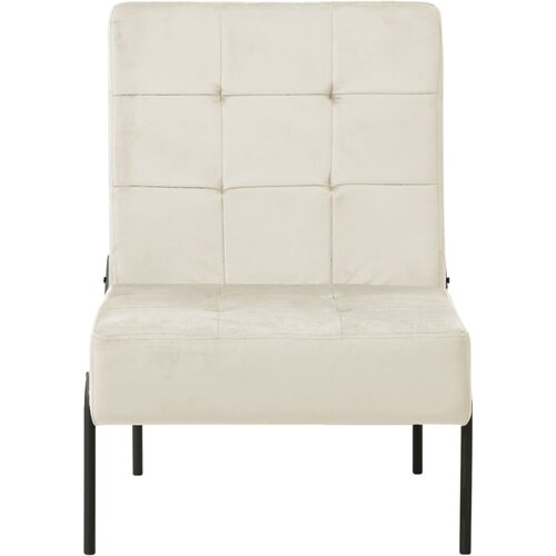  Stolica za opu&amp;scaron;tanje 65 x 79 x 87 cm krem bijela bar&amp;scaron;unasta Slike