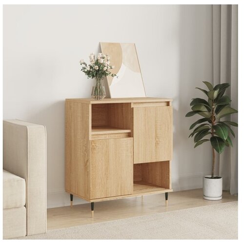 vidaXL Komoda boja hrasta sonome 60 x 35 x 70 cm od konstruiranog drva Cijene