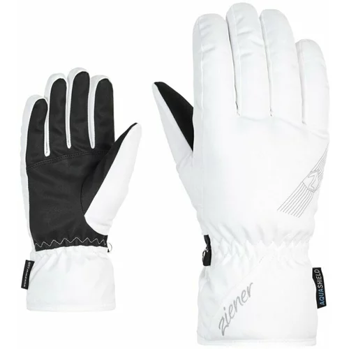 Ziener Korena AS® Black 7,5 Skijaške rukavice