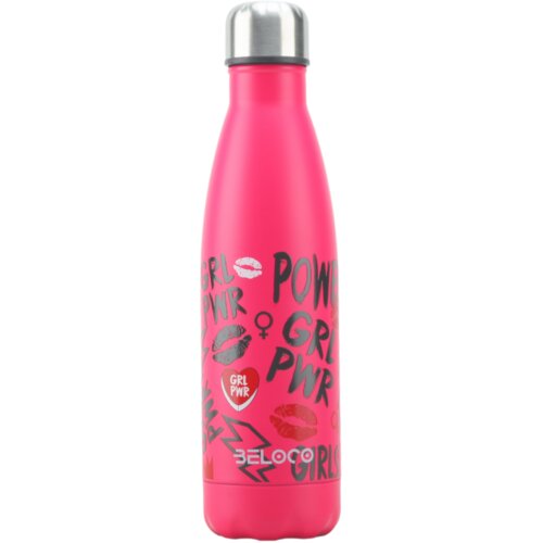 BeLoco COLD or HOT&amp;quot; termo boca 500 ml, roza Slike