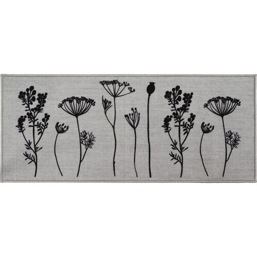 Luance kuhinjski tepih Herbier 50x120 cm, poliamid, sivi Slike
