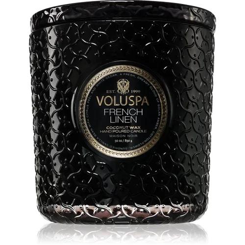 VOLUSPA Maison Noir French Linen dišeča sveča 850 g