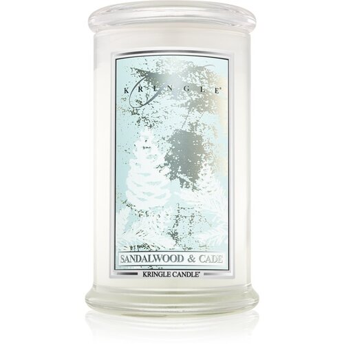 Kringle Candle Sandalwood &amp;amp; Cade di&amp;scaron;eča sveča 624 g Slike