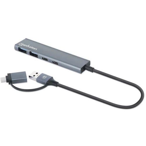 Manhattan MH 4-Port USB 3.0 Typ-C / Typ-A ( 0001394263 ) Cene