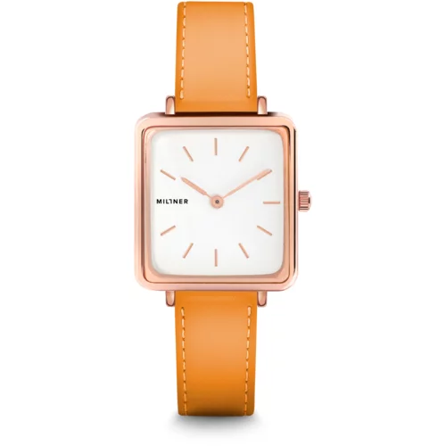 MILLNER Women's watch with yellow leatherette belt Royal