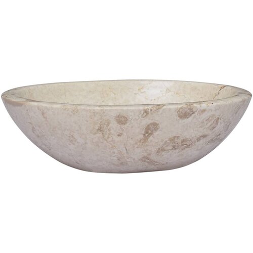 VidaXL Umivalnik krem 53x40x15 cm marmor Slike