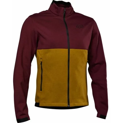 Fox RANGER FIRE FLEECE CREW Biciklistička jakna, boja vina, veličina