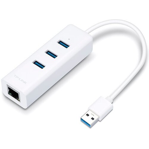 Tp-link UE330 USB 3.0 3-Port Hub & Gigabit Ethernet Adapter 2 in 1 USB Adapter Cene