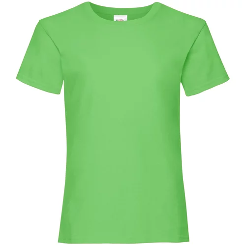 Fruit Of The Loom Valueweight Girls' Green T-shirt