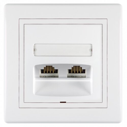Aling Kompjuterska priključnica bela 2xRJ45 cat5e 614.000 Prestige Cene