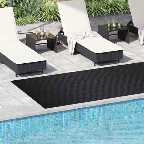 Podni mat Crna 1,5 x 4 m Guma Slike