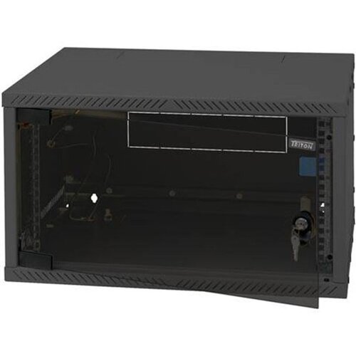 Triton ormar zidni 9U/400mm, rasklopljen, crni Slike
