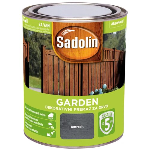 Sadolin Lazura za drvo Garden antracit, 0,7 L Slike