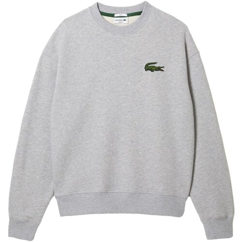Lacoste Puloverji Unisex Loose Fit Sweatshirt - Gris Siva Slike