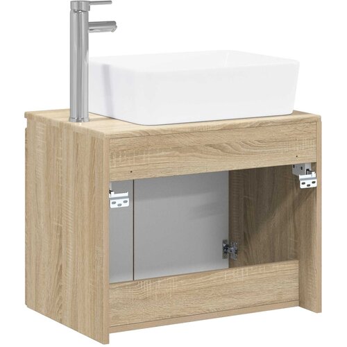  Set namje&amp;scaron;taja za kupaonicu Hrast sonoma Konstruirano drvo Smeđa 62,5 x 44,5 x 50 cm Slike