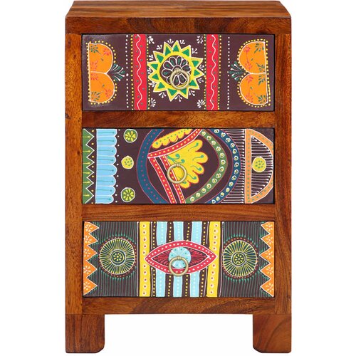 Maison Chic Nočna omarica - Nočna miza 40x40x60 cm Masivni les Akacija, (21687789) Slike