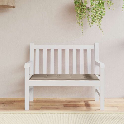  Jastuk za vrtnu klupu smeđesivi 100x50x4 cm tkanina Oxford Cijene