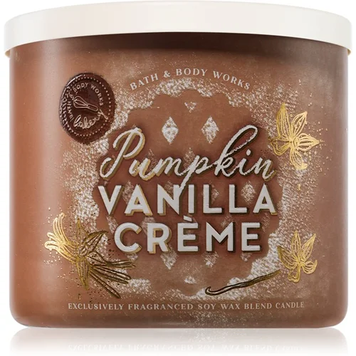 Bath & Body Works Pumpkin Vanilla Crème dišeča sveča 411 g