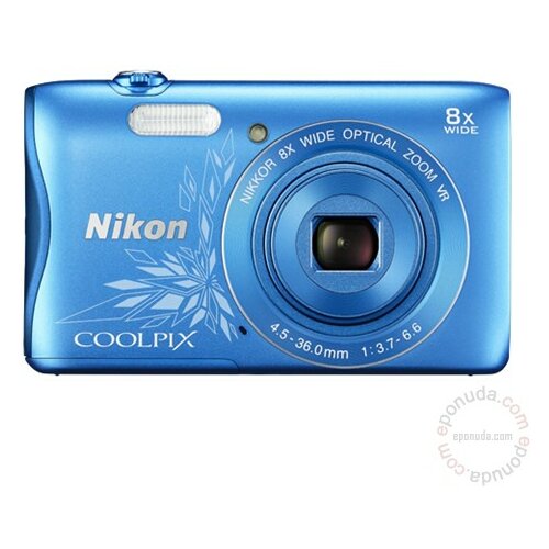 Nikon COOLPIX S3700 Blue digitalni fotoaparat Slike