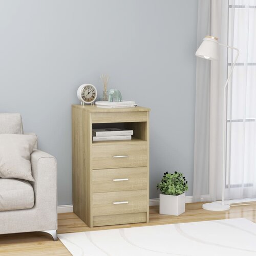 Furnova Omarica s predali sonoma hrast 40x50x76 cm konstruiran les, (21950609) Slike