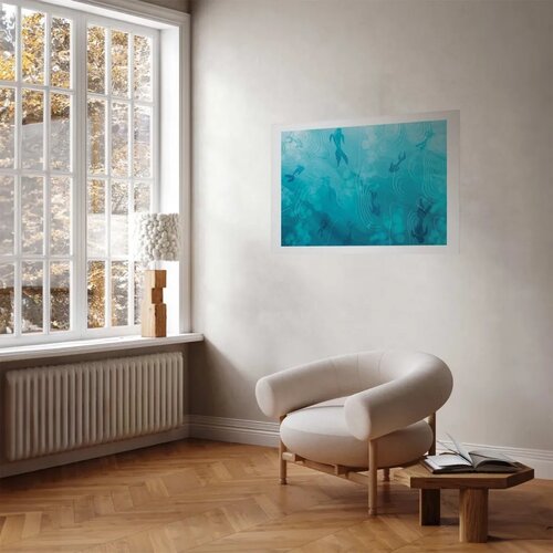  Plakat - Japanese Pond 90x60 Bez okvira s margom Slike