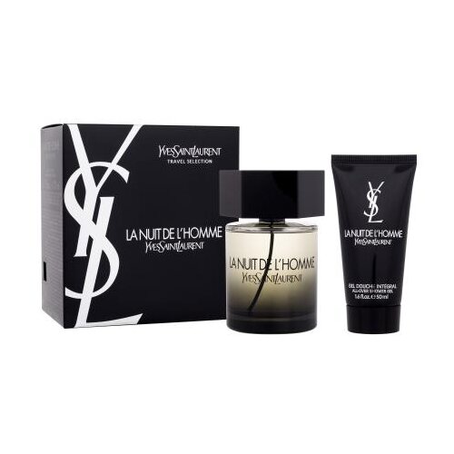 Yves Saint Laurent Mu&amp;scaron;ki parfemski set La Nuit de L&amp;#039;Homme EDT 100ml + SWG 50ml Slike