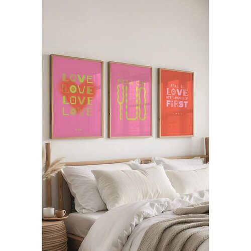 WALLXPERT &Ccedil;-300568 - 5070 Vi&scaron;enamenski set dekorativnog slikanja (3 komada) Cene