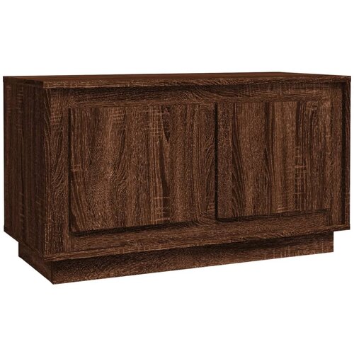 Maison Chic TV omarica - TV stojalo - Televizijska omarica rjavi hrast 80x35x45 cm inženirski les, (21700686) Slike