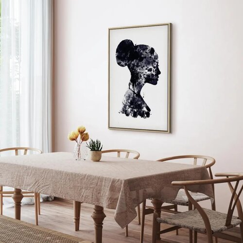  Slika - Abstract Profile (1 Part) Vertical 60x90 U prirodnom drvenom okviru Slike