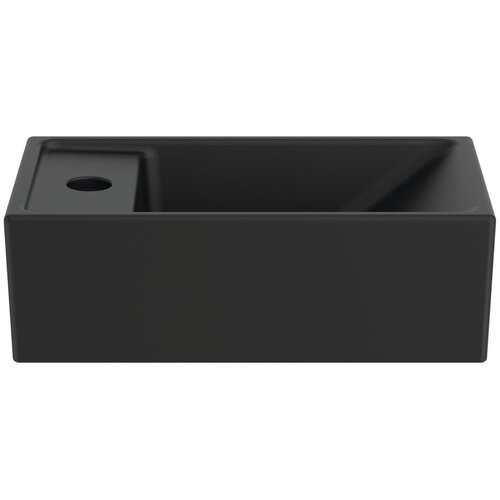 Ideal Standard Mat crni keramički umivaonik za WC 37x21 cm i.Life S – Cijene
