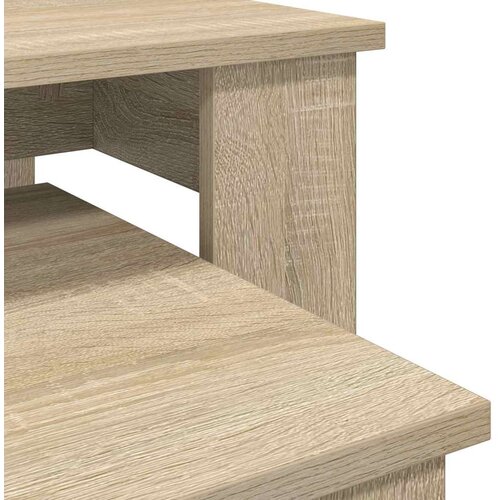  Set stolića za kavu 2 pcs Sonoma hrast Konstruirano drvo Slike