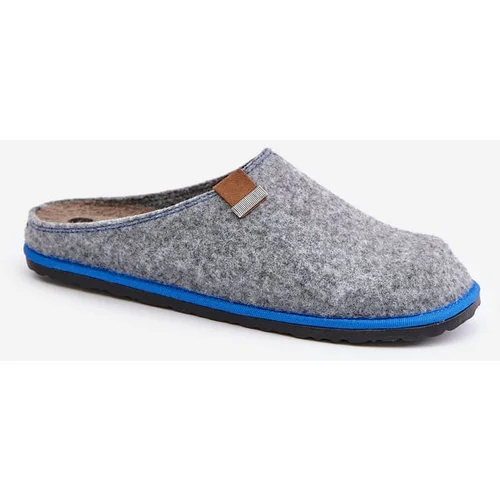 Kesi Men's Inblu Home Slippers Light Grey