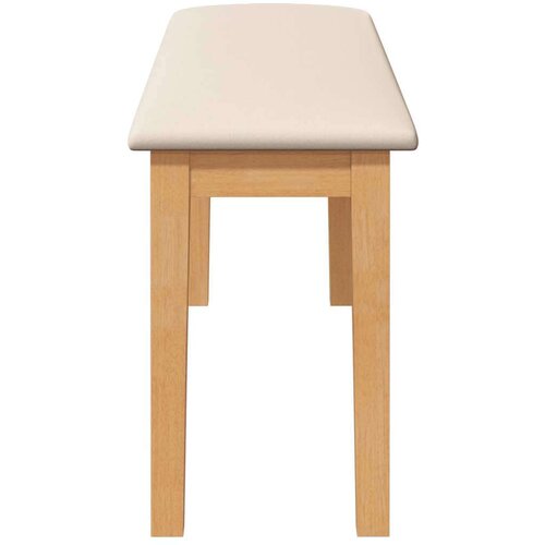 VidaXL klop 110 cm masivni les guma Slike