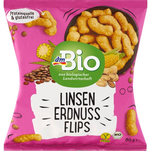 dmBio Flips od sočiva i kukuruza sa pečenim kikirikijem 80 g Cene