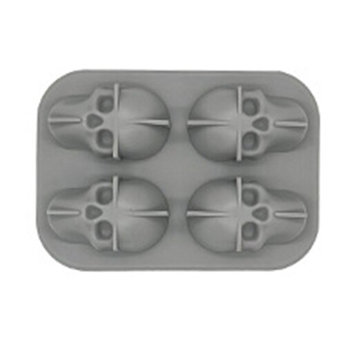 INF Pladenj za ledene kocke Skull Head Gray, (21542696) Cene