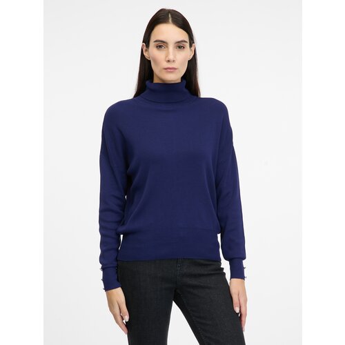 Orsay navy blue women&amp;#039;s turtleneck sweater - women&amp;#039;s Slike