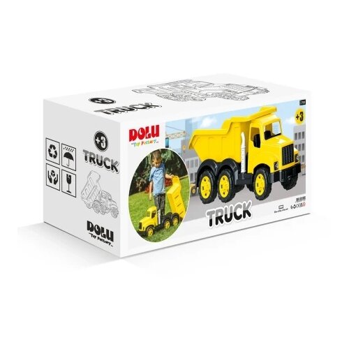 Dolu kamion pvc za igru žuti ( 071125 ) Slike