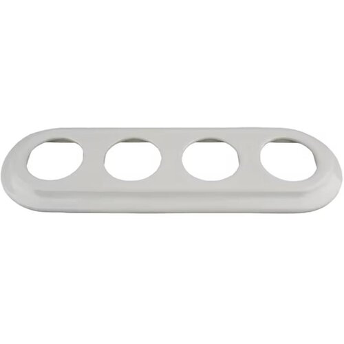  Reblig - Porcelanski retro četvorostruki okvir beli Slike