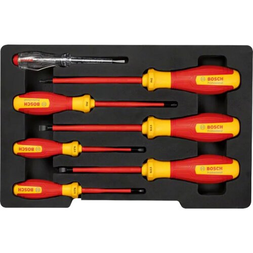 Bosch 7-delni set VDE Električarskih odvrtača SL/PH &amp;ndash; 1600A02NF7 Slike