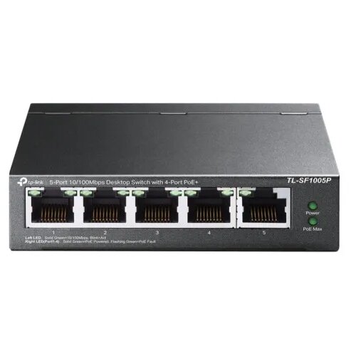 TP - LINK TP-Link LAN Switch TP-LINK TL-SF1005P PoE 5-port 10/100 Slike