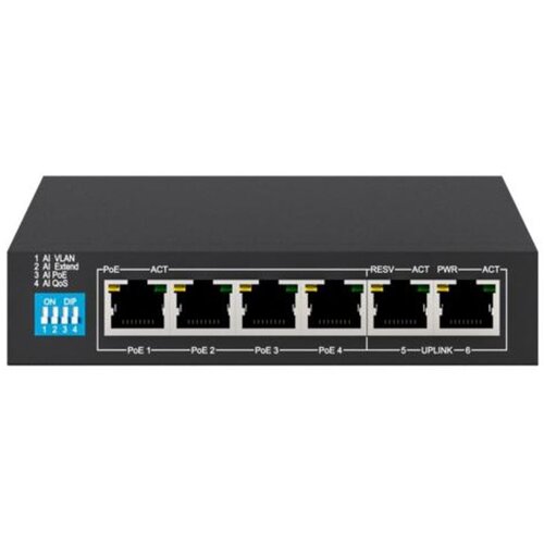 Extralink EUROS V2 | PoE Switch | 4 x 100mbit PoE Slike