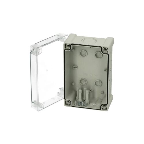 Fibox Enclosure, PC Clear transparent cover 5824029 univerzalno kućište 187 x 122 x 90 polikarbonat svijetlosiva (RAL 7035) 1 St. Cijene