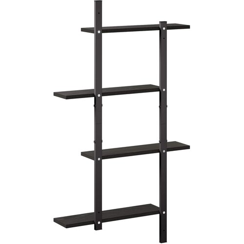  Zidna polica Crni hrast 61 x 13.5 x 105.5 cm Prerađeno drvo Slike