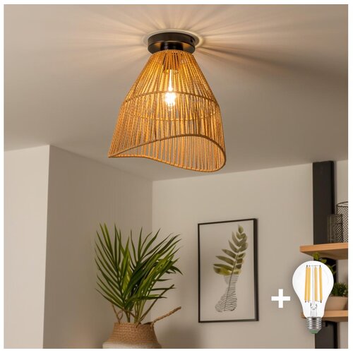 Brilagi - LED plafonski luster CERIA BOHO 1xE27/40W/230V prečnik 30 cm braon Cene