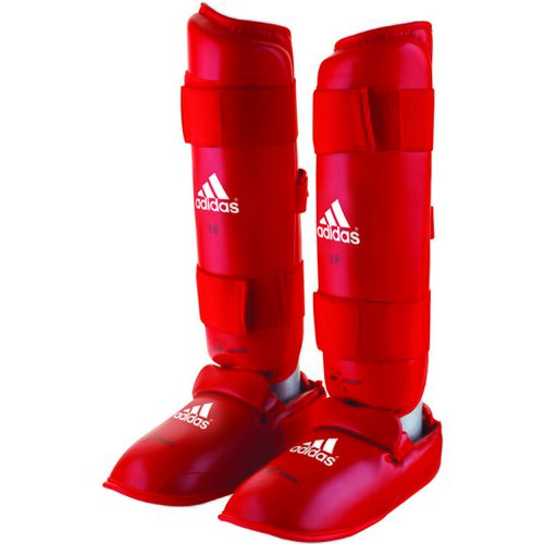 PrideShop Karate ščitniki za noge Adidas - WKF 661.35 - Rdeča , XL Cene