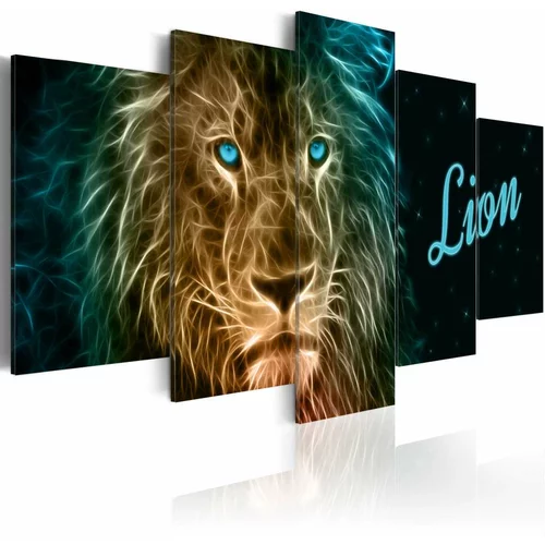  Slika - Gold lion 100x50