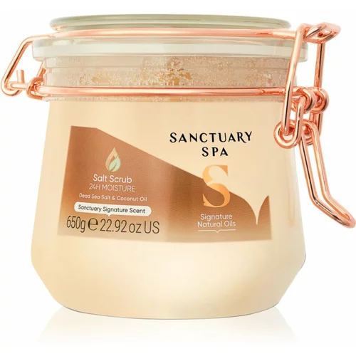 Sanctuary Spa Signature Natural Oils solni piling za ishranu i hidrataciju 650 g