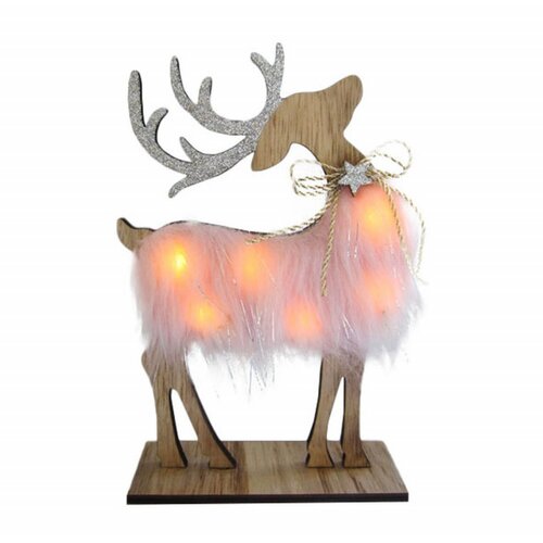  Rudolf, novogodišnja dekoracija, drvena, irvas, 13cm ( 751635 ) Cene