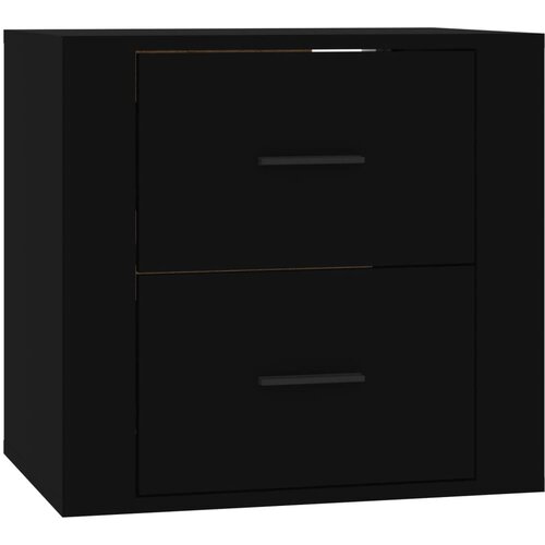Maison Chic Stenska Nočna omarica - Nočna miza črna 50x36x47 cm, (21689125) Cene